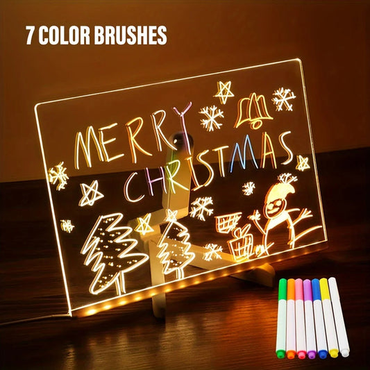 ✨ LED Erasable Acrylic Board - Perfect Gift 🎁