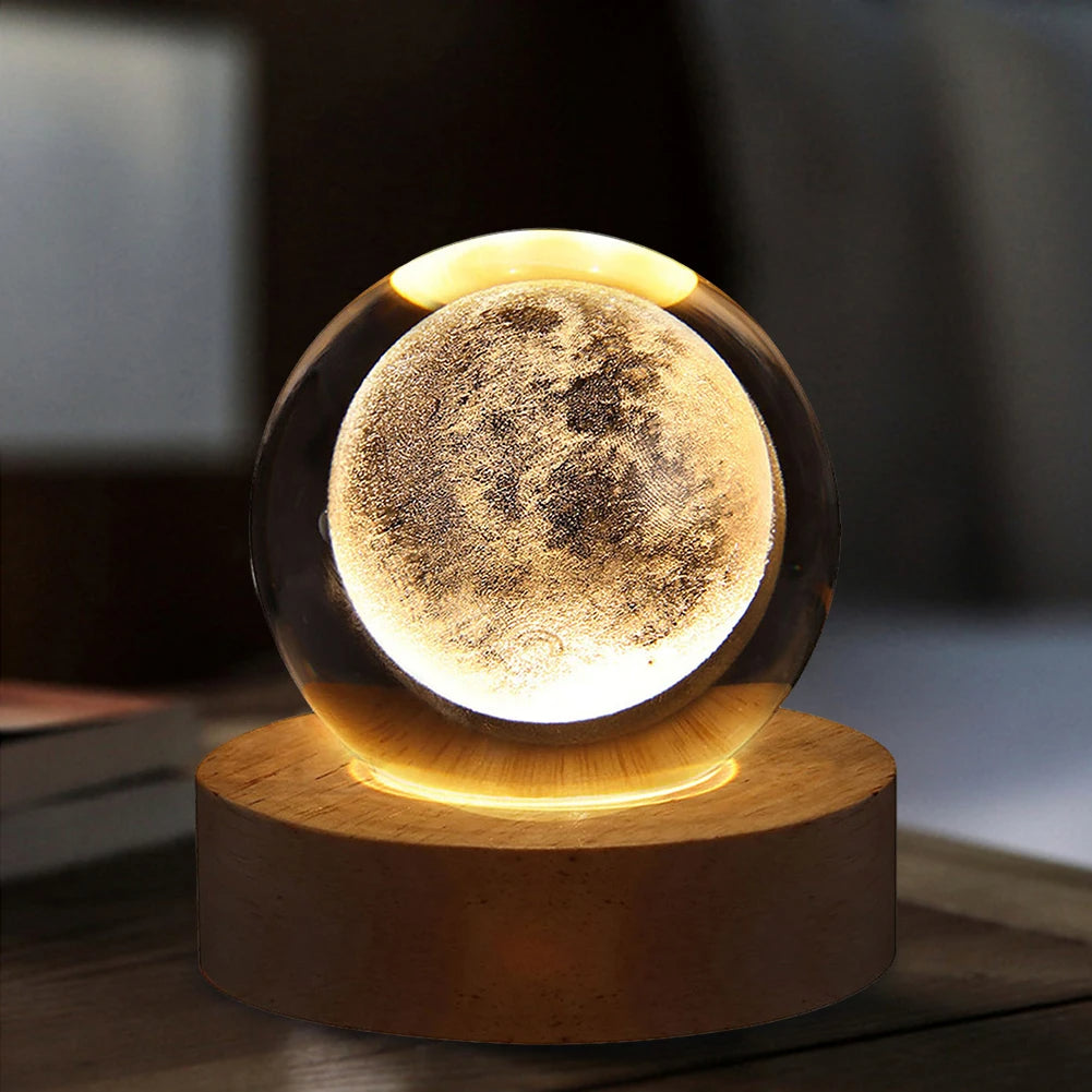 LED Crystal Ball Night Light - Perfect Gift ✨🎁