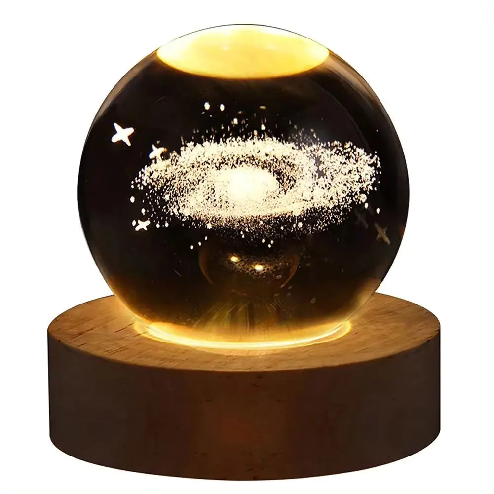 LED Crystal Ball Night Light - Perfect Gift ✨🎁