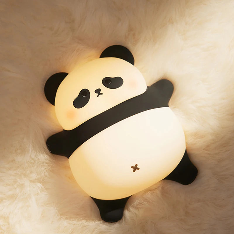 🐼 Cute Panda Squishy Night Light - Perfect Gift 🎁