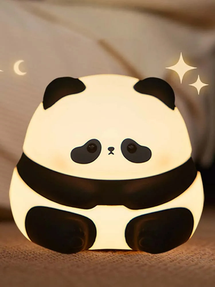 🐼 Cute Panda Squishy Night Light - Perfect Gift 🎁