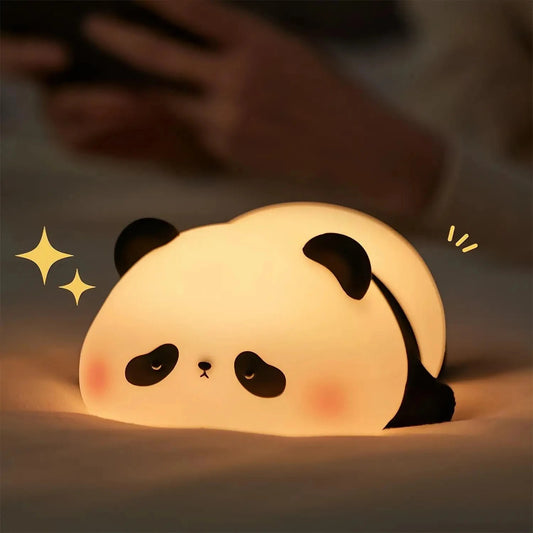 🐼 Cute Panda Squishy Night Light - Perfect Gift 🎁