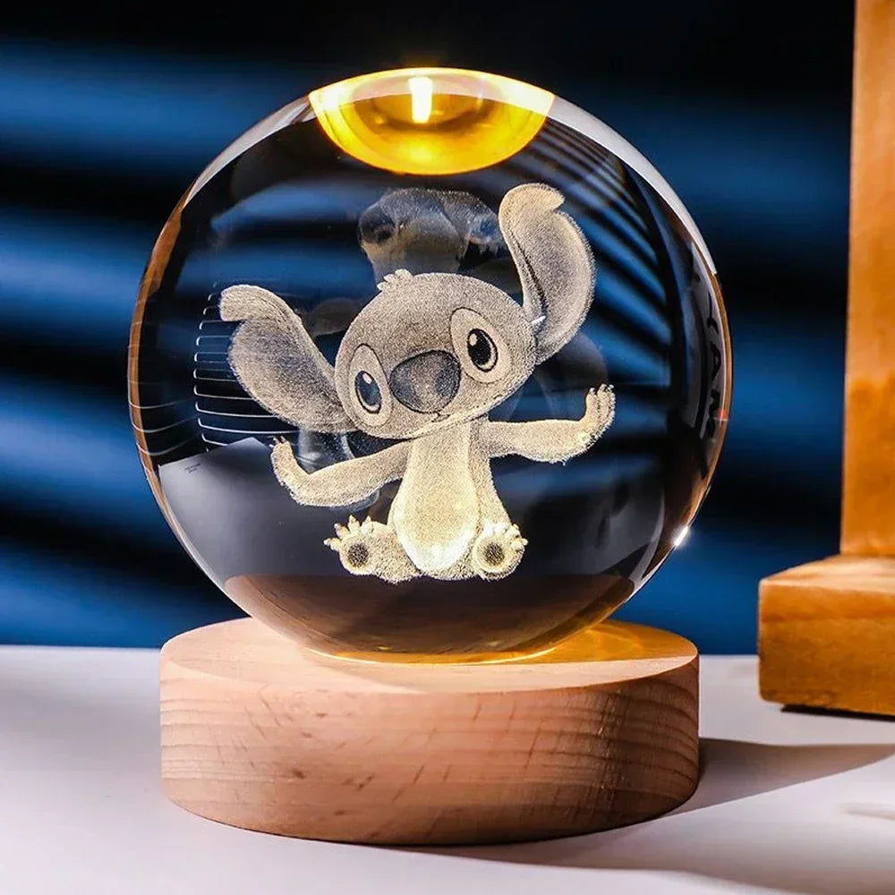 LED Crystal Ball Night Light - Perfect Gift ✨🎁