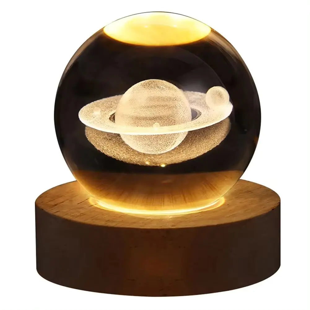 LED Crystal Ball Night Light - Perfect Gift ✨🎁